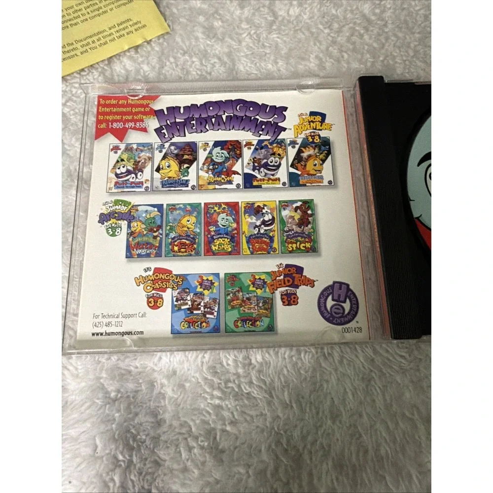 Pajama Sam's Sock Works PC CD ROM Windows 98/95 3.1 + Mac Junior Arcade 3-8